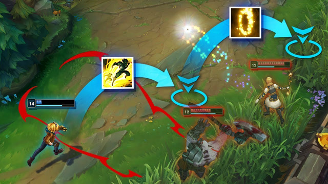 LOL：大神输出不靠装备靠技术，敏捷反应瞬间躲技能免费观看