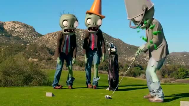 3D版植物与僵尸，居然这么有趣，有没有很怀念？免费观看