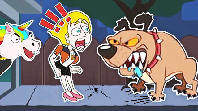 救救那女孩 我刚逃出独角兽的绑架，又遇到可怕的恶犬！小熙解说免费观看