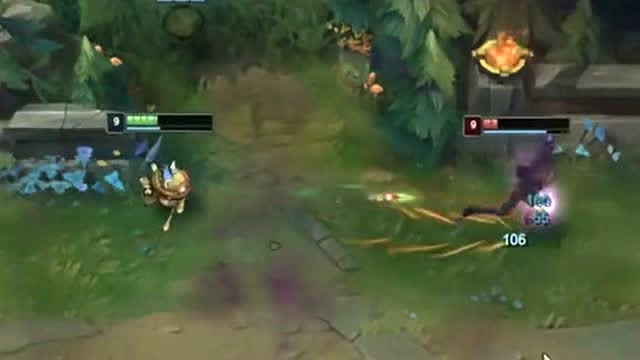 提莫摆好蘑菇阵，现身勾引EZ，一套技能直接带走！免费观看