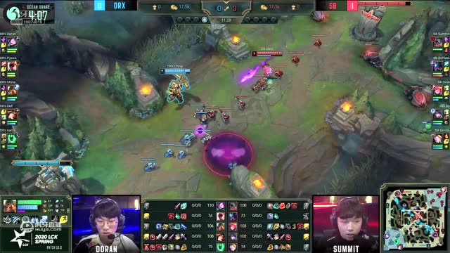 SB vs DRX第二局-LCK第一周Day5 Rita官总柯基解说免费观看