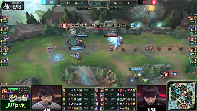 HLE vs GRF第一局-LCK第三周Day4 柯基Cat解说免费观看