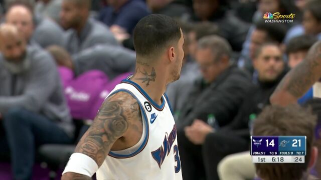 NBA常规赛：黄蜂vs奇才第1节中文解说回放
