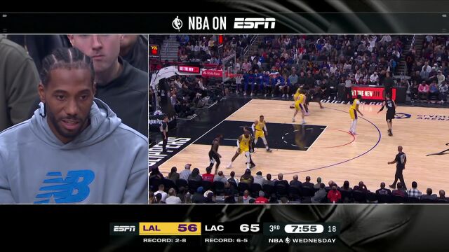 NBA常规赛：湖人vs快船第3节中文解说回放