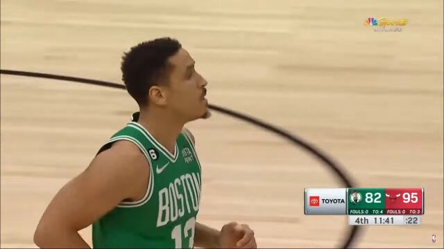 凯尔特人vs公牛精华回放 德罗赞拉文合力生擒双探花