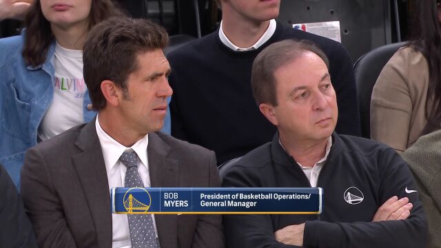 NBA季前赛：开拓者vs勇士第1节 英文解说回放