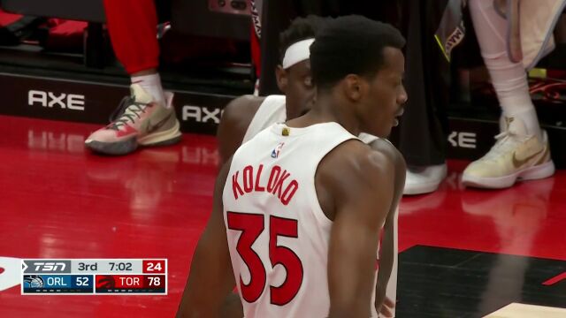 NBA常规赛：魔术vs猛龙第3节中文解说回放