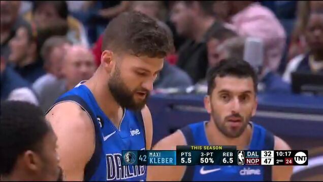  NBA常规赛：独行侠vs鹈鹕第2节英文原声回放