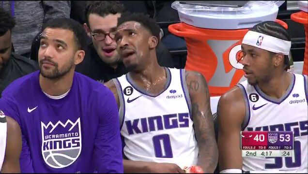 公牛vs国王第2节英文原声回放