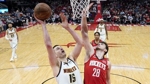 掘金133-112火箭 约基奇三双携手穆雷32+4+6送对手10连败