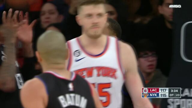 守株待兔送出大火锅大餐 巴图姆背后伸出长臂大帽布伦森