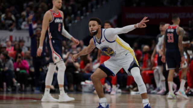 勇士127-118奇才 库里41分普尔32分勇士力克奇才