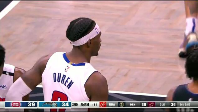 NBA常规赛：活塞vs魔术中文解说全场回放