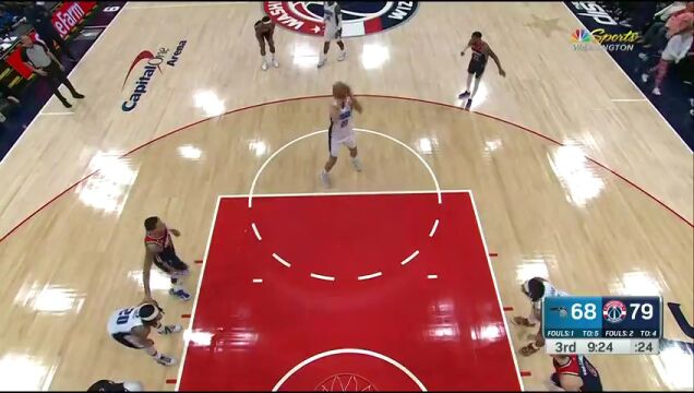 NBA常规赛：魔术vs奇才第3节英文原声回放