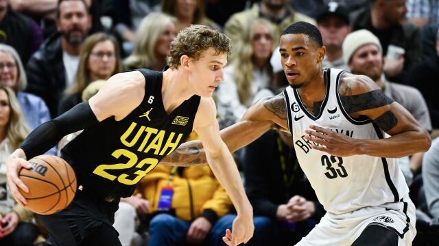 马尔卡宁vs篮网集锦 内线翻江倒海22+11两双难救主