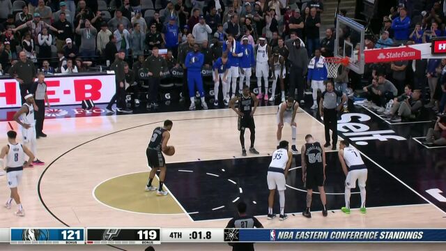 NBA常规赛：独行侠vs马刺中文解说全场回放