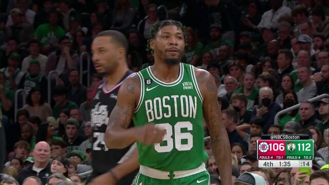 快船vs凯尔特人第4节英文原声回放