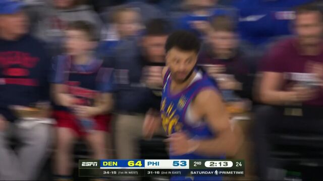 打你个措手不及！戈登四分卫长传助飞穆雷反手上篮打进