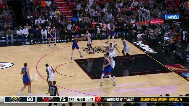 掘金vs热火英文原声全场回放