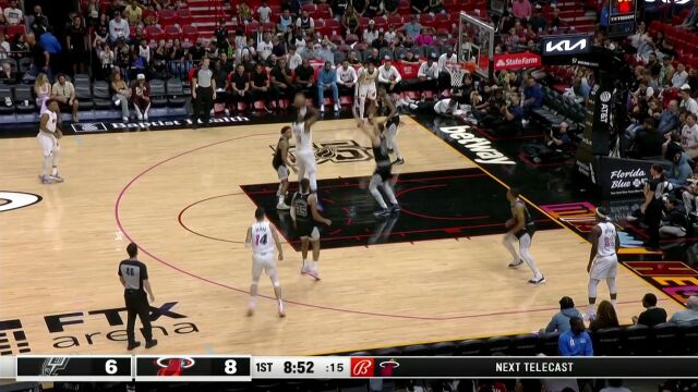 以球领人的击地妙传 希罗喂饼热巴中距离应声入网