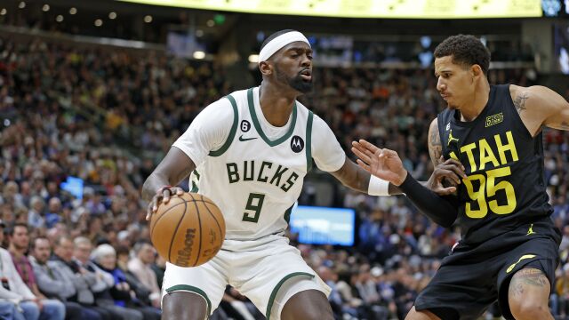 雄鹿vs爵士精华纯享 雄鹿六人上双三人20+轻取爵士