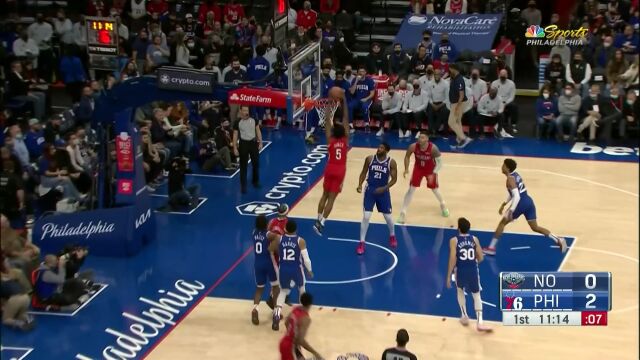 回顾费城vs鹈鹕交战记录 锡安大战登帝组合谁能更胜一筹