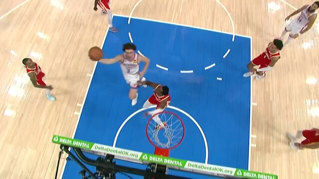 玩的就是节奏变化！吉迪灵蛇突破侧身打成2+1