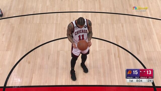 太阳vs公牛第1节英文原声回放