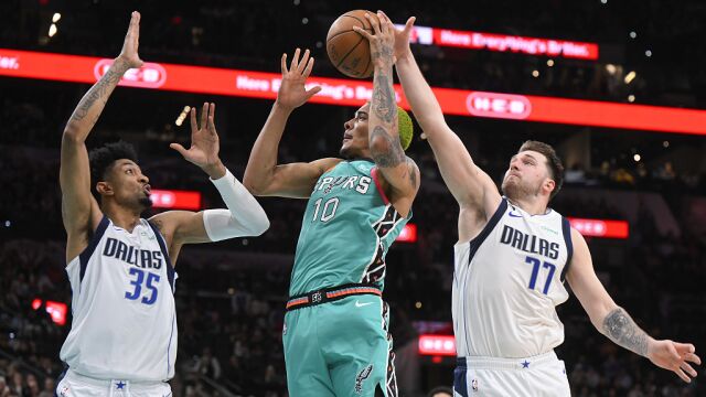 索汉vs独行侠集锦 全场20+6天赋肉眼可见