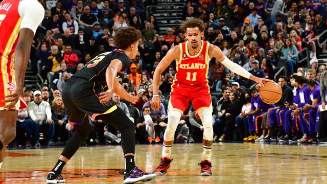 特雷杨vs太阳集锦 全场20分送出12记助攻盘活全队进攻