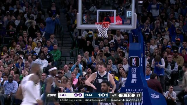 湖人vs独行侠英文原声全场回放