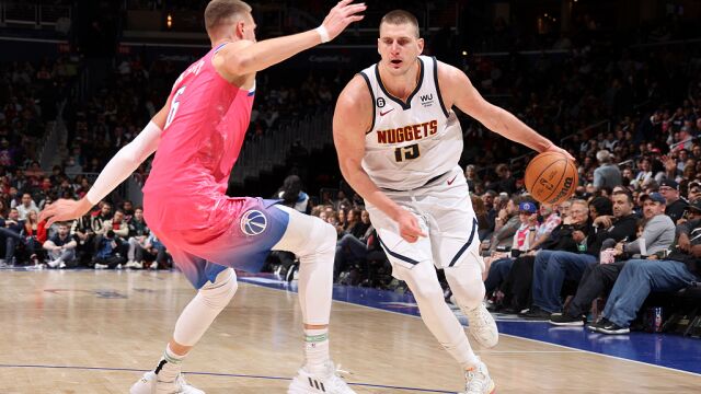 掘金vs奇才精华回放 约基奇31分掘金稳居西部第一