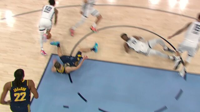 步行者vs灰熊第4节英文原声回放