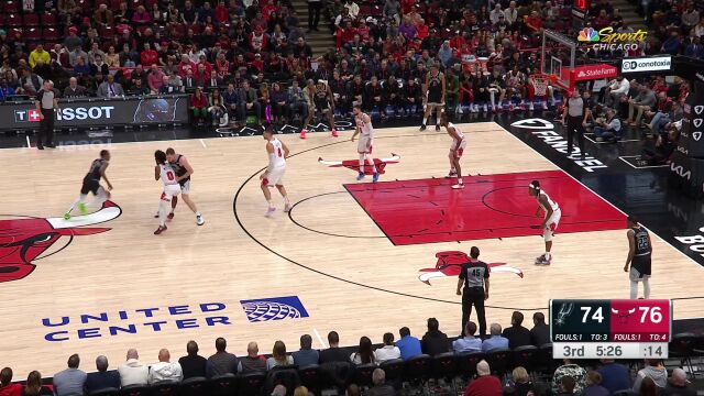 马刺104-128公牛 公牛7人得分上双送马刺九连败