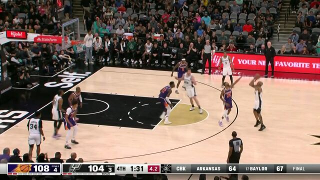 克雷格关键三分简直连城 索汉以牙还牙不像个新秀