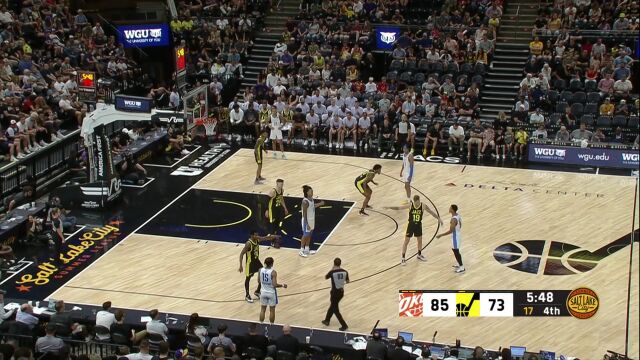NBA夏季联赛：雷霆vs爵士第4节英文原声回放