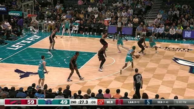 猛龙vs黄蜂第2节中文解说回放