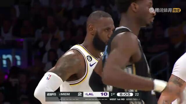 灰熊vs湖人第1节英文原声回放