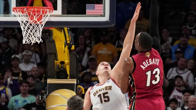 阿德巴约vs掘金集锦 正面硬刚约基奇 全场拿下20+12