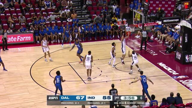 独行侠vs步行者第3节中文解说回放