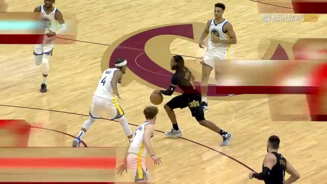 NBA常规赛：勇士vs骑士第4节中文解说回放