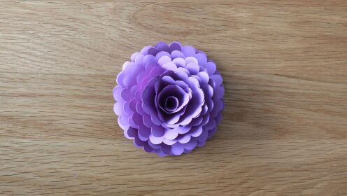 康乃馨剪纸折纸，教你制作漂亮的康乃馨，花朵折纸教程