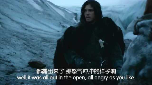 权力的游戏第二季:女野人居然看上了琼恩雪诺!