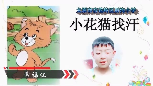 小花猫找汗的故事视频小学课文原文朗诵《小花猫找汗》配乐朗读