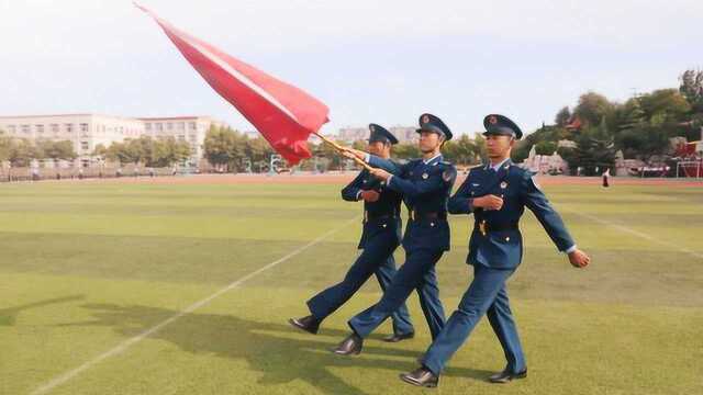 山东省昌乐一中隆重举行2018级新生军事国防教育成果展示大会