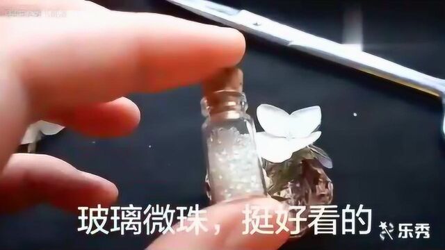 手工教程:沉睡在秘密花篮中的蝴蝶,非常精致