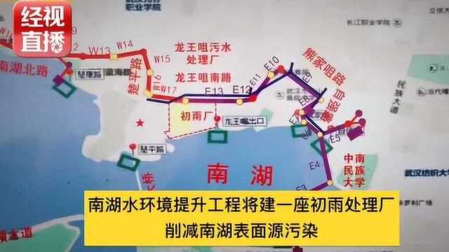 还百姓一湖净水 武汉开启南湖水环境提升攻坚工作