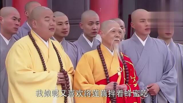 活佛济公:罗蜜藕来灵隐寺送米,广亮一通瞎嘚嘚,蜜藕听得满脸无奈