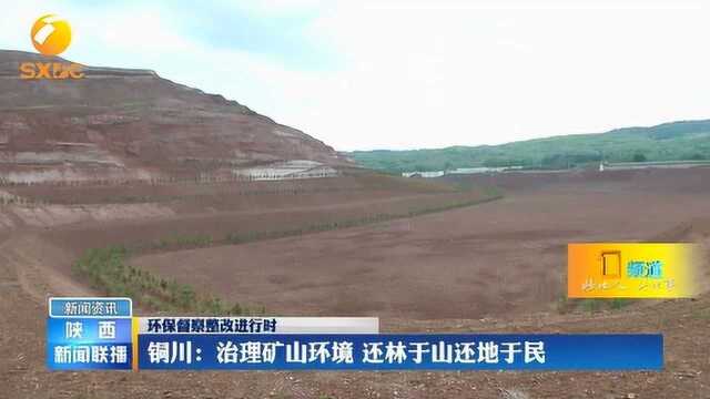 铜川:治理矿山环境,复垦耕地700多亩,还林于山还地于民