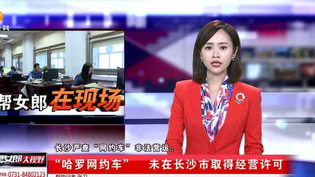 长沙严查“网约车”非法营运